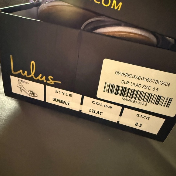 Lilac Bow High Heels - Picture 2 of 4